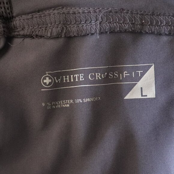 White Cross Fit Women's Sz Lrg Skinny Stretch Joggers Drawstrings Scrub Pants - Picture 12 of 12